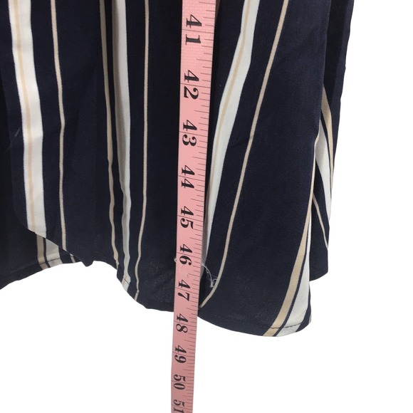 BLOOMCHIC 22-24 3x  plus navy white striped belted dolman sleeve dress NWT B74 - Picture 3 of 5